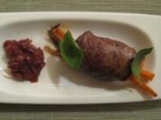 Asia-Wildentenroulade mit Feigenkompott - Rezept