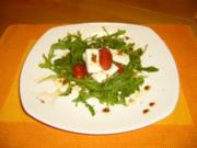 Rucolasalat mit gegrillten Tomaten und Feta - Rezept