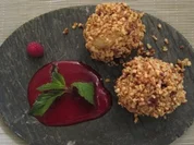 Mozartknödel an Himbeerfruchtmark - Rezept