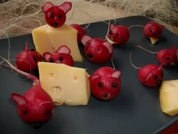 Rezept: Radischen Maus Radischen Maus - Rezept