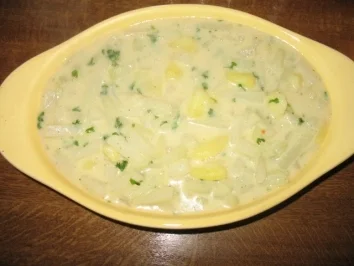 Kohlrabiauflauf mit Bratwurst - Rezept - Bild Nr. 3