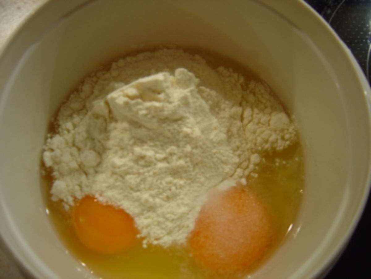 Eierpfannkuchen mit Schinken und Äpfeln... - Rezept - Bild Nr. 3