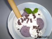 Heidelbeereis - Rezept