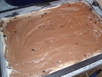 !!!  Marmorblechkuchen !!!  mit Kirschen - Rezept - Bild Nr. 2