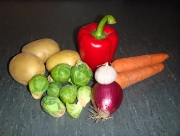 Vegetarisches, grünes Curry - Rezept