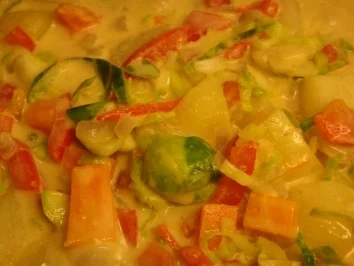 Vegetarisches, grünes Curry - Rezept - Bild Nr. 3