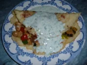 Omelett : Speckpfannkuchen......gefüllt - Rezept