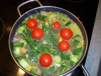 Rauchspecksuppe mit Herbstgemüse - Rezept - Bild Nr. 7