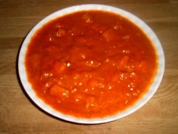 Crème fraiche Kartoffelgulasch - Rezept