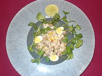 Rezept: Tatar aus mallorquinischen Gambas Tatar aus mallorquinischen Gambas - Rezept