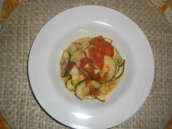 Rezept: Zucchinigemüse Zucchinigemüse - Rezept