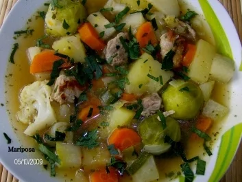 Herbstlicher Gemüseeintopf mit Fleischwürfel - Rezept - Bild Nr. 2