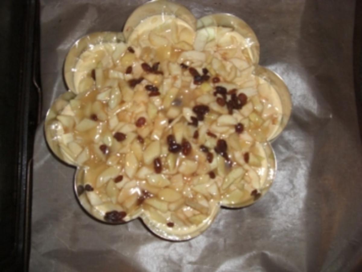 Kuchen- Apfelkuchen mit Marzipan und Schokoguss - Rezept - Bild Nr. 4