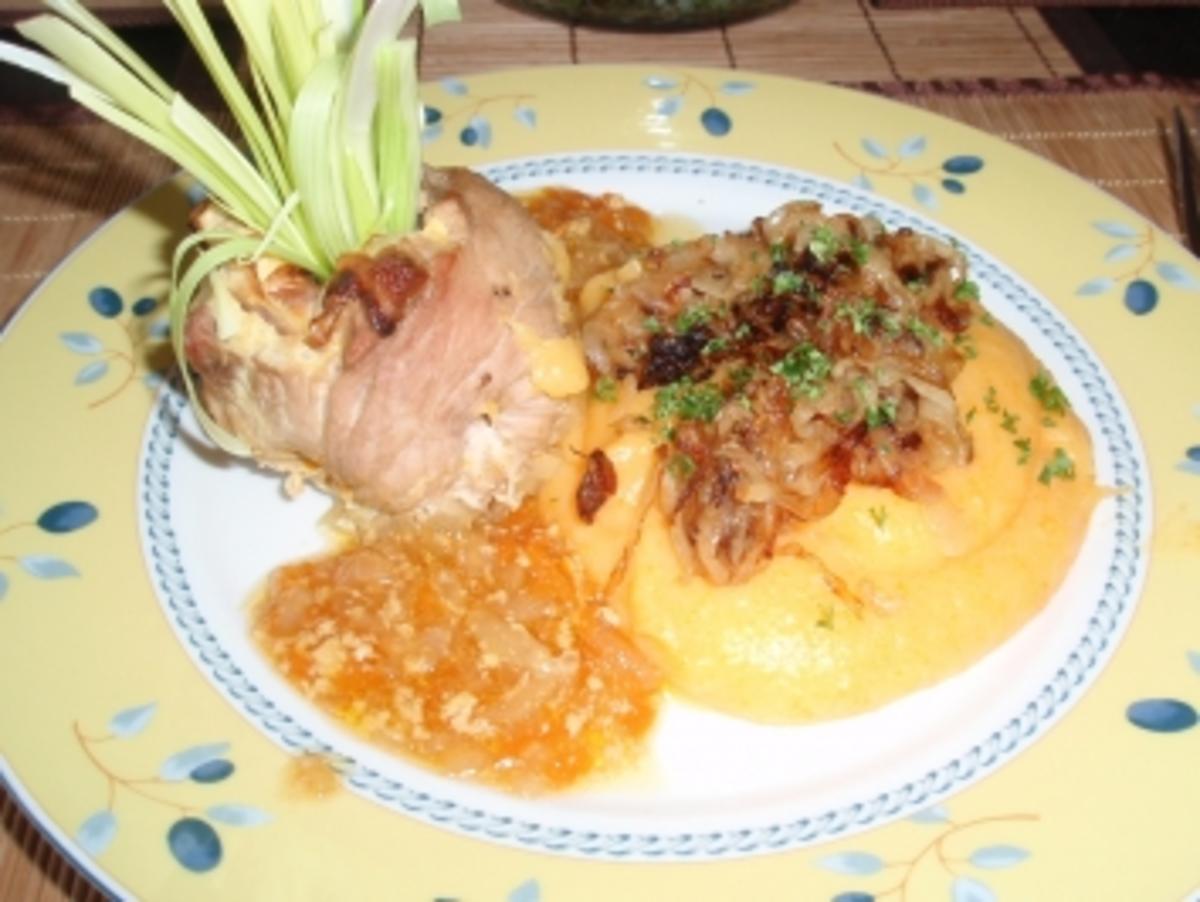 Schnitzelrosen mit Erdäpfel-Karotten-Püree - Rezept - Bild Nr. 4