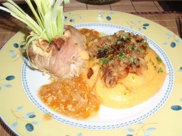 Schnitzelrosen mit Erdäpfel-Karotten-Püree - Rezept - Bild Nr. 4