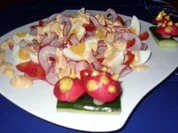 Herbst-Salat mit Senf-Sahnedressing - Rezept