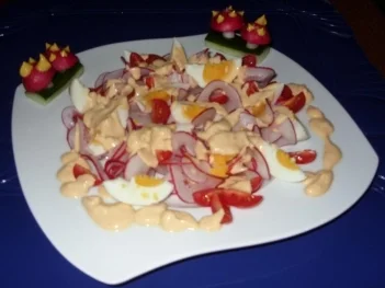 Herbst-Salat mit Senf-Sahnedressing - Rezept - Bild Nr. 6