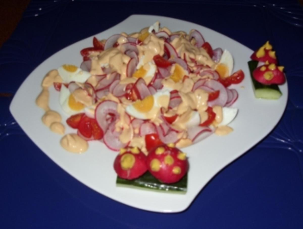 Herbst-Salat mit Senf-Sahnedressing - Rezept - Bild Nr. 8