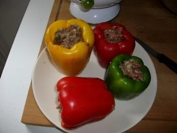 Gefüllte Paprikaschotten mit Limettenreis - Rezept - Bild Nr. 2