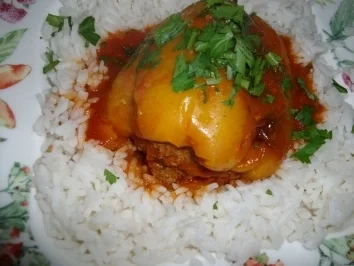 Gefüllte Paprikaschotten mit Limettenreis - Rezept - Bild Nr. 3