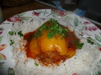 Gefüllte Paprikaschotten mit Limettenreis - Rezept - Bild Nr. 4