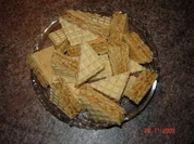 Weihnachtsplätzchen :  Ungarische Waffelschnitten - Rezept
