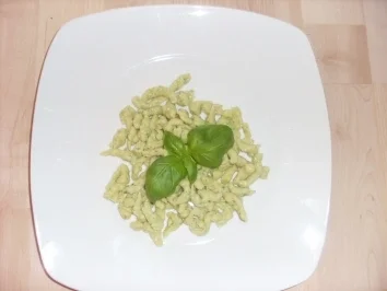 Kräuterspätzle oder Kräuterknöpfle - Rezept