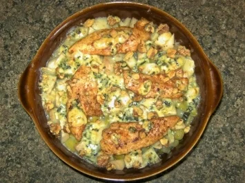 Hähnchen - Porree - Auflauf - Rezept