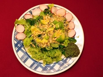 Zuerst etwas Buntes aus dem Garten (Rainer Langhans) - Rezept