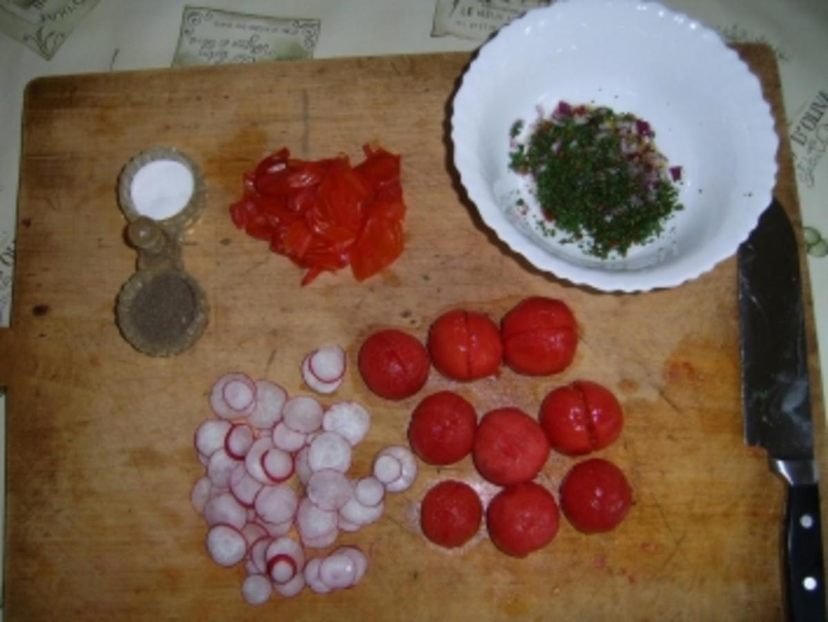 Abgezogener Tomatensalat - Rezept - Bild Nr. 5
