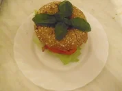Vollkornbagel mti Speck und Ei - Rezept