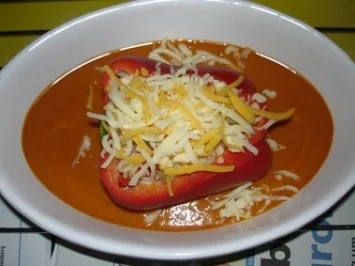 Rezept: Das Huhn in der Paprika... Bild Nr. 7 Das Huhn in der Paprika... - Rezept - Bild Nr. 7