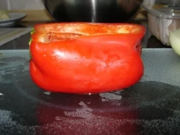 Rezept: Das Huhn in der Paprika... Bild Nr. 3 Das Huhn in der Paprika... - Rezept - Bild Nr. 3