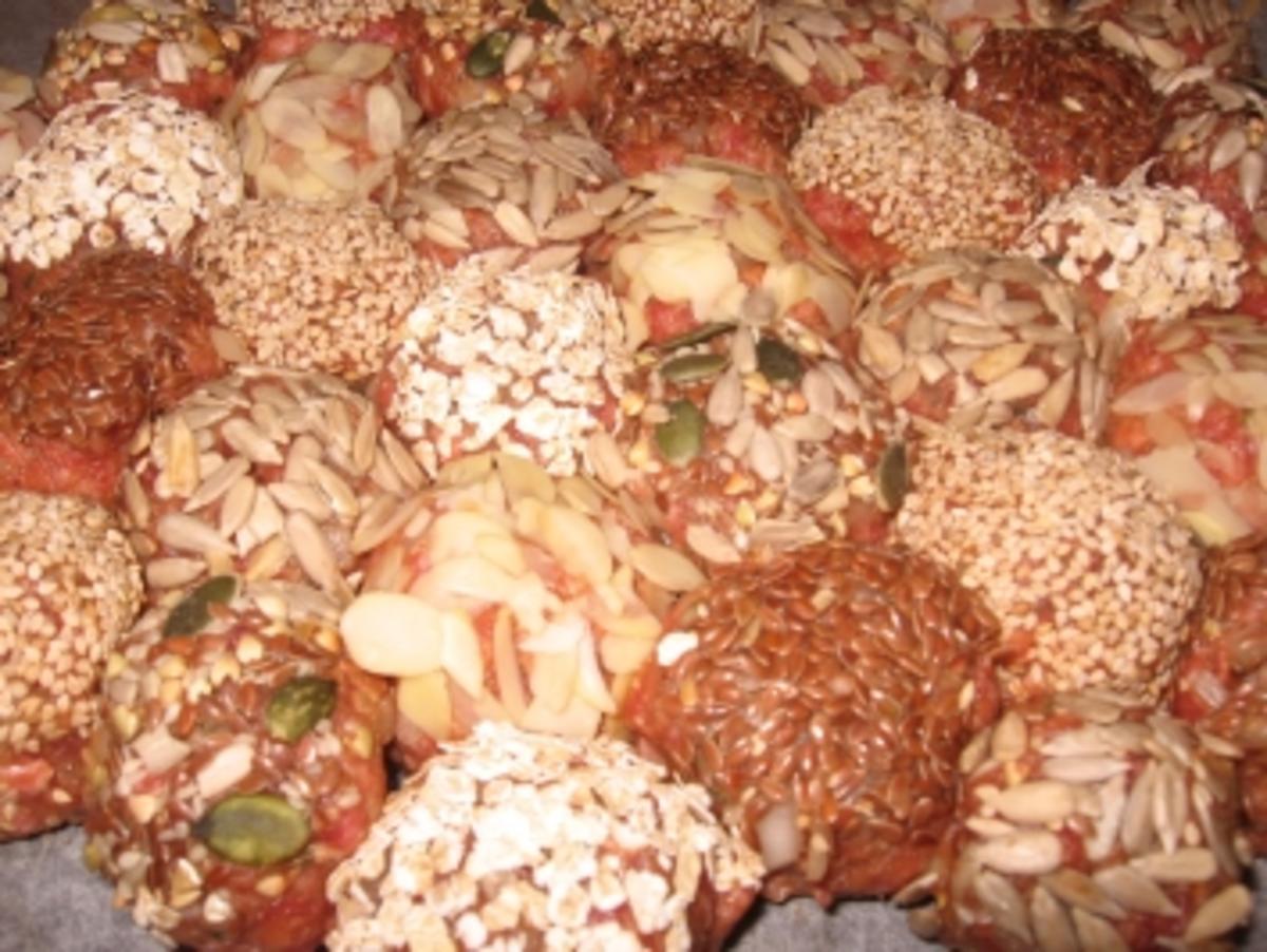 Hackfleisch-Saatenrad mit Pastinaken-Rahmkartoffeln - Rezept - Bild Nr. 2