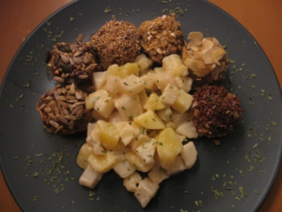 Hackfleisch-Saatenrad mit Pastinaken-Rahmkartoffeln - Rezept - Bild Nr. 6