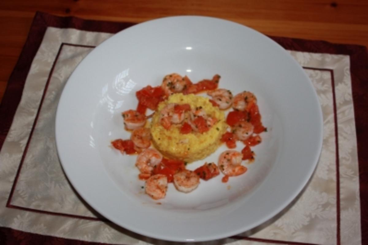 Risotto Alla Milanese Mit Garnelen Rezept Kochbar De