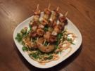 Feine Spieße auf Ruccola - Rezept