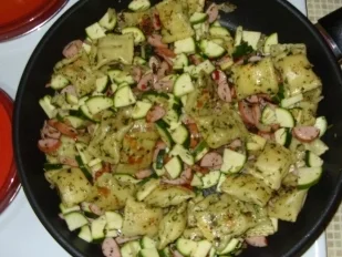 Rezept: Mini-Maultaschen-Pfanne Bild Nr. 5 Mini-Maultaschen-Pfanne - Rezept - Bild Nr. 5