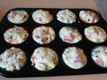 Erdbeer + Kokos + Schokolade = Dad's Geburtstagsmuffins - Rezept - Bild Nr. 6