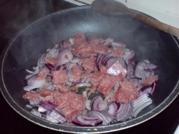 Ein Nest aus frischem Gartengemüse mit gefüllten Hähnchenschnitzel - Rezept - Bild Nr. 14