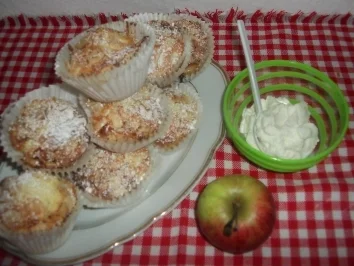 Apfel-Butterkuchen-Muffins - Rezept