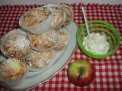 Apfel-Butterkuchen-Muffins - Rezept
