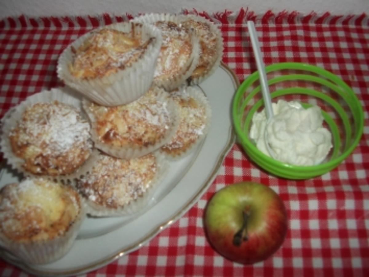 Bilder für Apfel-Butterkuchen-Muffins - Rezept