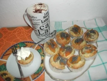 Mohn-Aprikosen-Muffins - Rezept