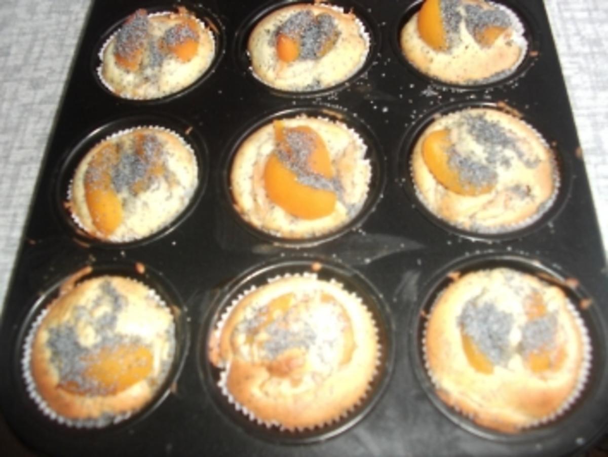 Mohn-Aprikosen-Muffins - Rezept - Bild Nr. 3