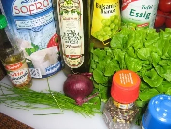 Gegrillter Schafskäse auf Blattsalat - Rezept - Bild Nr. 2