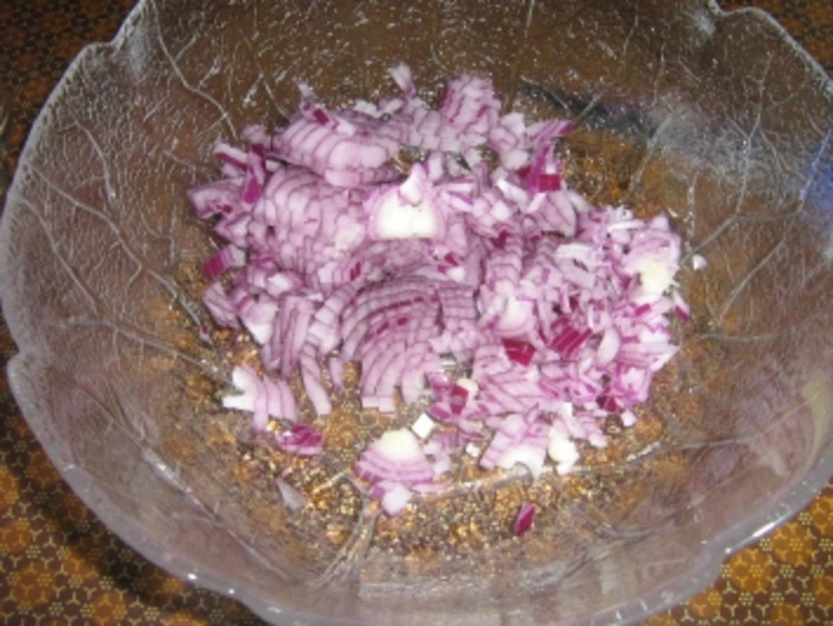 Gegrillter Schafskäse auf Blattsalat - Rezept - Bild Nr. 5