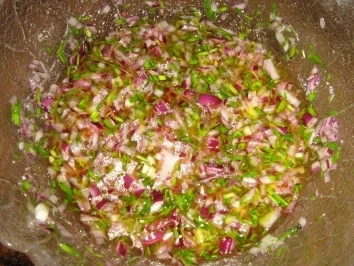 Gegrillter Schafskäse auf Blattsalat - Rezept - Bild Nr. 6