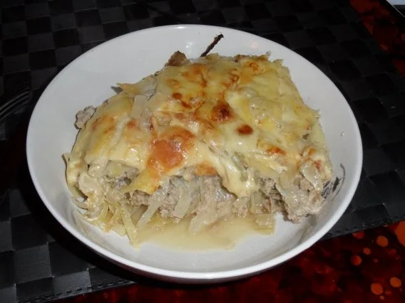 Auflauf aus Kohl, Hackfleisch und Kartoffeln mit Bier und Sahne - Rezept - Bild Nr. 5