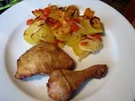 Hähnchen auf dem Blech - Rezept